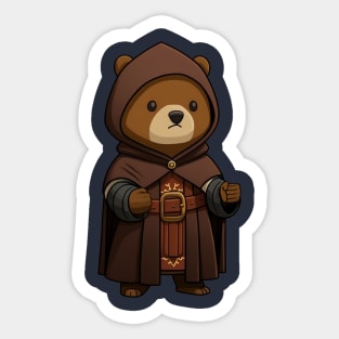 Bear Monk Sticker